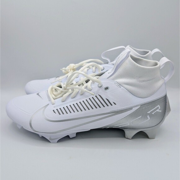 Nike Vapor Edge Pro 360 2 White Silver Football Cleats DA5456-102 Men\'s Size 8.5 main image 4
